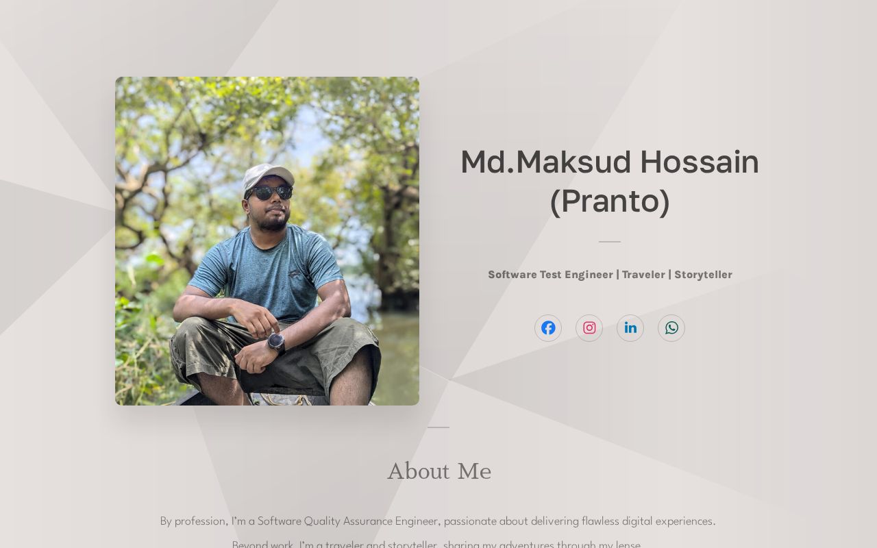 Carrd profile picture for @pranto